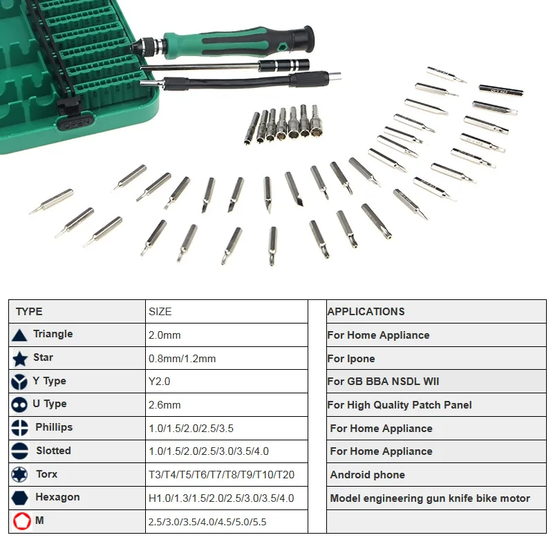 Goedkoop Gratis Verzending Ontwerp Patenten Magnetische Schroevendraaier Set 45 In 1 Set Precisie Schroevendraaier Gereedschap 9002 9001 Met Pincet