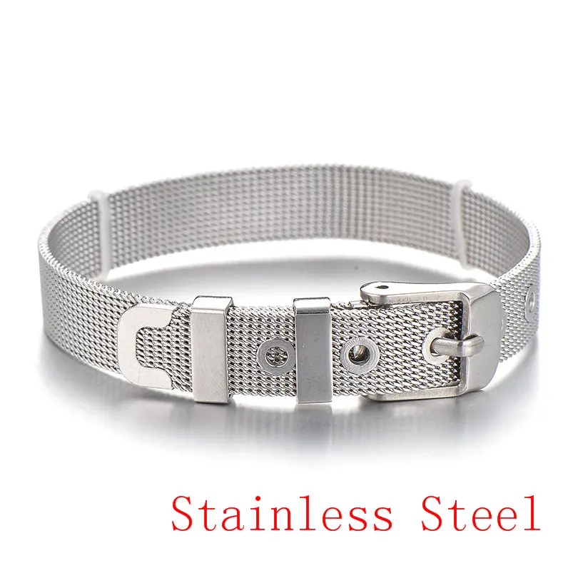 silver mesh chain Pipitree модный белый Фианит, Циркон Корона Подвески-шармы сетки браслет DIY медный слайдер подвески для изготовление, поиск ювелирных изделий Ремесла - Окраска металла: silver mesh chain