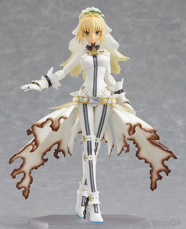 Fate/stay Night фигурка Аниме Figma свадебное платье Nero Saber подвижные куклы украшения