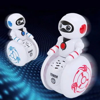 

Electronic Control Light Robot Toys Funny Smart Intelligent Tumbler Induction Robot Toys with Music Sounds Light Children Gifts