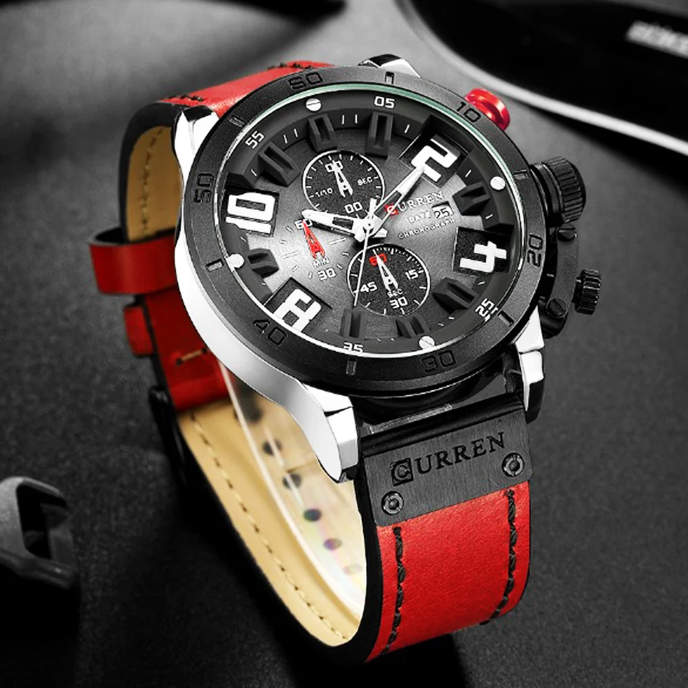 Мужские часы в стиле милитари, кварцевые аналоговые Мужские часы от ведущего бренда CURREN, модные повседневные спортивные армейские водонепроницаемые часы Relogio Masculino