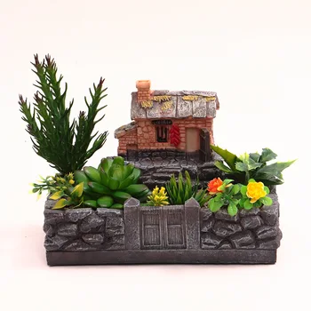 

Creative Resin Garden Miniatures Succulent Storage Box Decoration Home Desktop Decoration Crafts Student Birthday Gifts