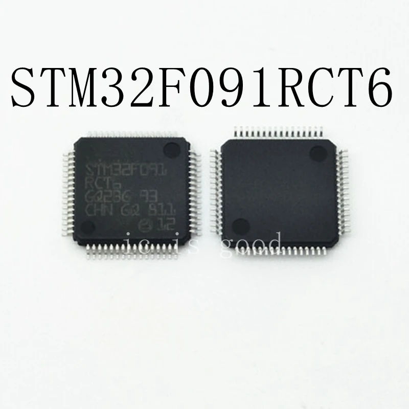5PCS LOT STM32F091RCT6 STM32F091 RCT6 LQFP 64 MCU Microcontroller NEW