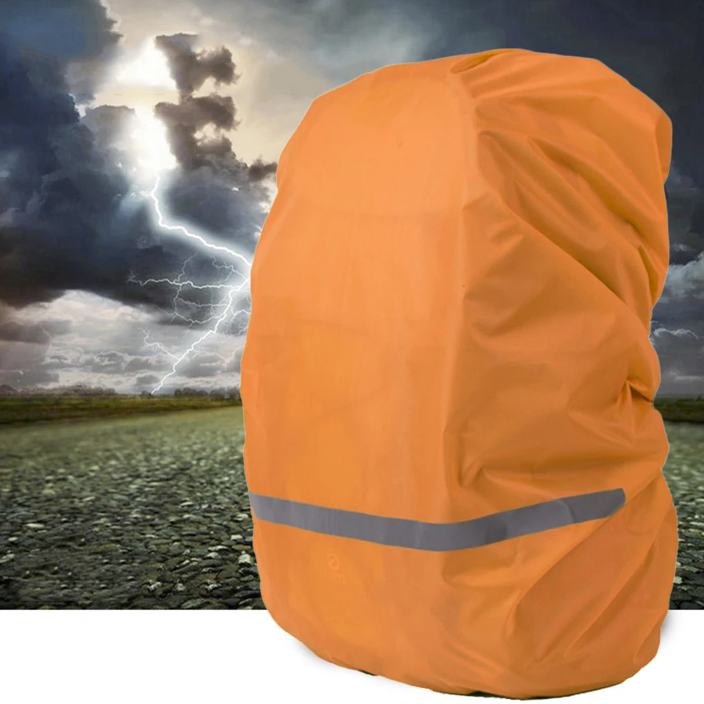 

Reflective Light Waterproof Dustproof Backpack Rain Cover Portable Ultralight Shoulder Bag Protect Outdoor Tools