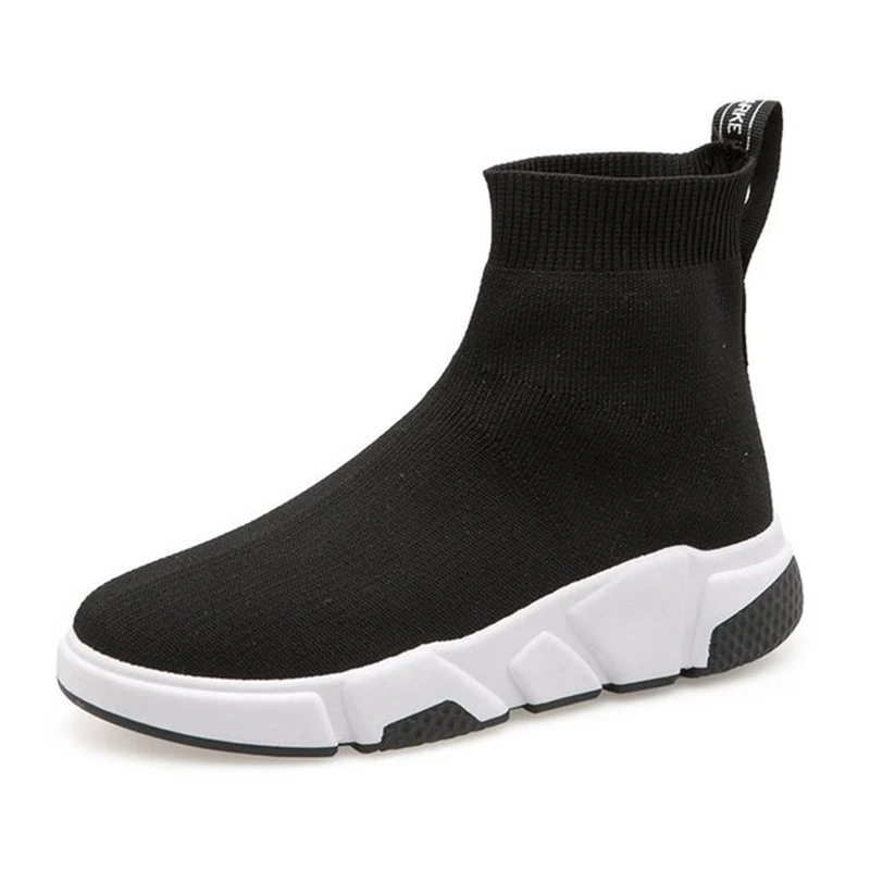 

2019 Spring And Autumn New Elastic Socks Shoes Female Super Fire Wild Sports Casual Boots Women's Boots High Fashion Women Shoes