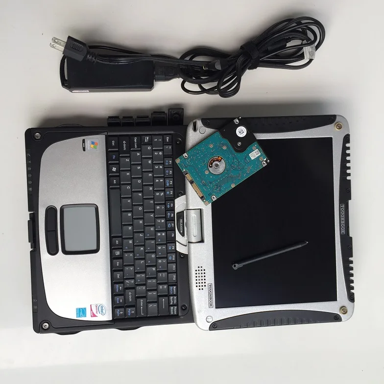  Para volvo camiones software de interfaz de diagnóstico con ordenador portátil cf90 pantalla táctil
