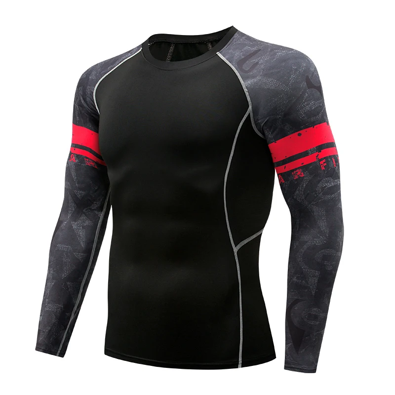 

Mens Compression Shirts 3D Teen Wolf Jerseys Long Sleeve T Shirt Fitness Men Lycra MMA Crossfit T-Shirts Tights Brand Clothing