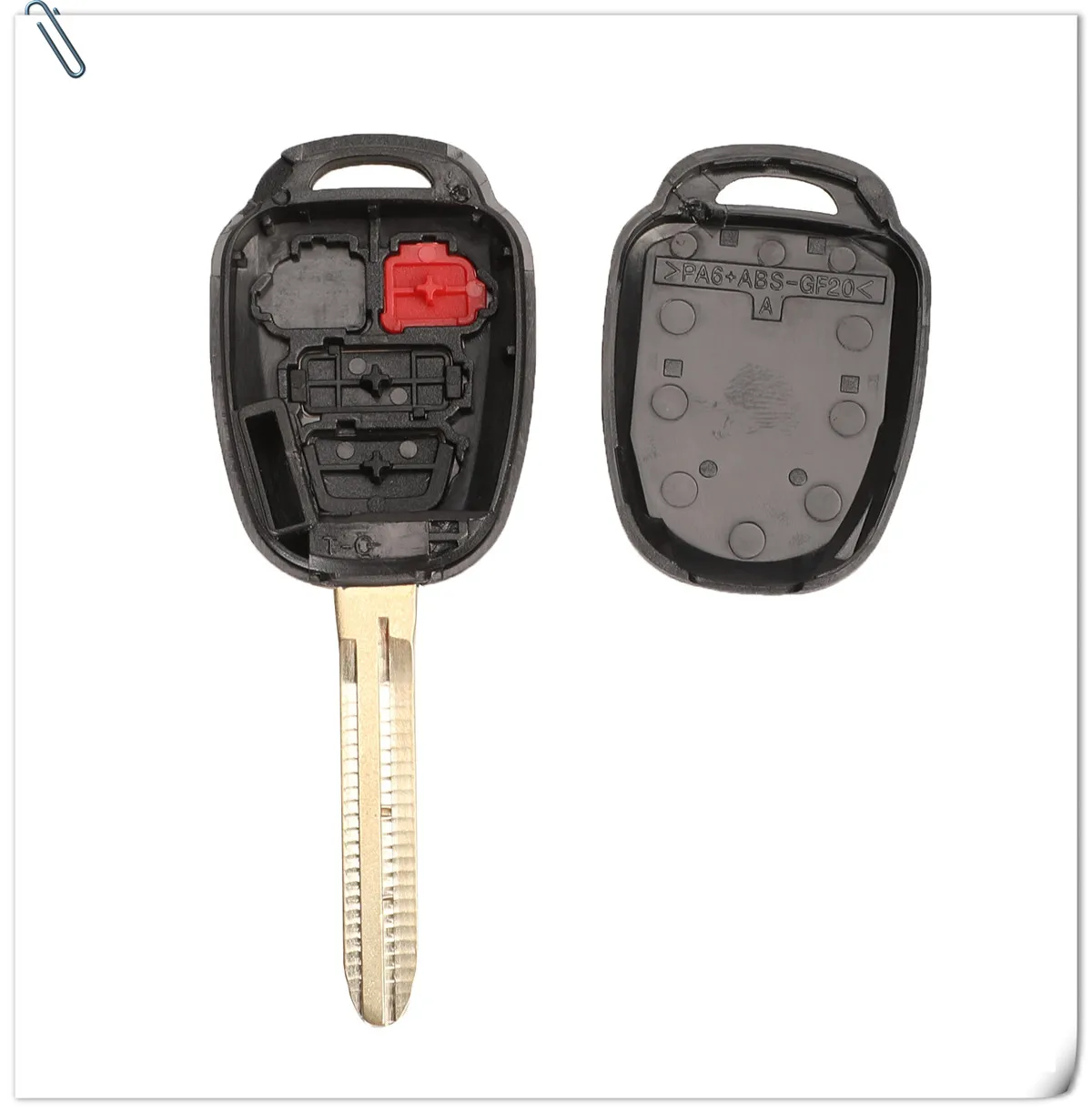 Keyforkess 10pcs 2/3/4 Bottoni Chiave A Distanza Dell'automobile Borsette Della Cassa Fob Per Toyota CAMRY Corolla 2012-2017 RAV4 Prius TOY43 Lama Sostituire 13 Keyforkess 10pcs 2/3/4 Bottoni Chiave A Distanza Dell'automobile Borsette Della Cassa Fob Per Toyota CAMRY Corolla 2012-2017 RAV4 Prius TOY43 Lama Sostituire -
