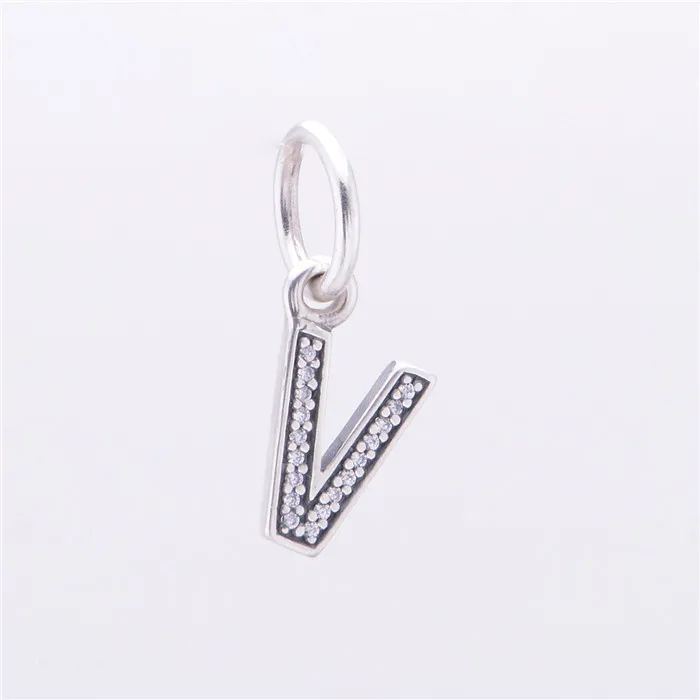 charm pandora lettera v charm pandora lettera v