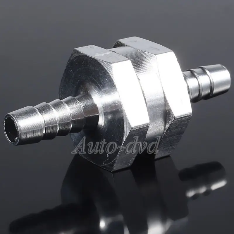 1pcs 5/16" 8mm ALUMINIUM ONE WAY NON RETURN Fuel CHECK VALVE /Diesel