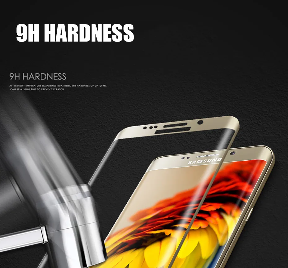 MOUSEMI Curved Protective Glass For Samsung S6 Edge Plus Full Cover Glass Screen Protectors For Samsung Galaxy S7 Edge Glass 3D  (9)