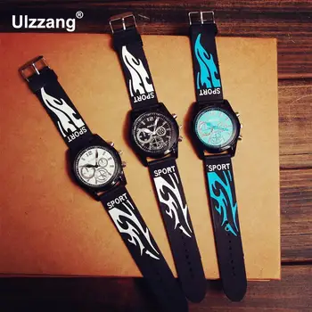 

New Arrival Fashion Casual 3 Eyes Sport Silicone Rubber Quartz Wristwatches Watch for Women Girls Men Boy Students