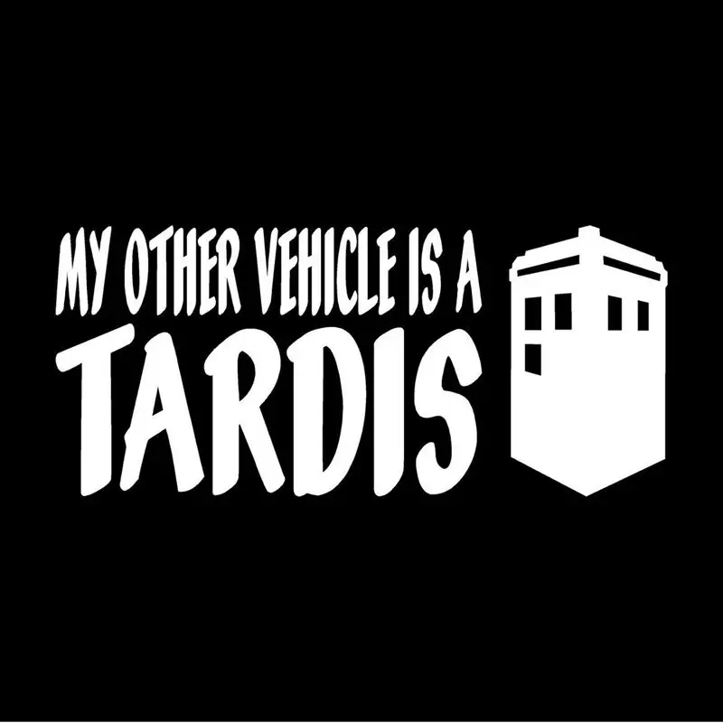 Мой другой автомобиль это фотография автомобильная с TARDIS|Наклейки на автомобиль|