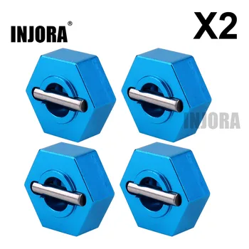 

INJORA 2Sets 8PCS RC Car Metal 12MM Wheel Hex for 1/10 RC Car Model