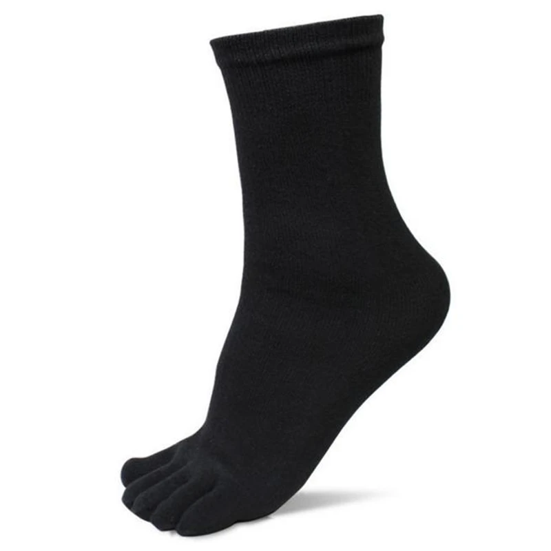 Новая горячая Распродажа, партиями по 5 пар Для мужчин спортивные пять пальцы рук и ног носки с эластичной резинкой на талии Короткие Твердые носки эластичные Короткие Твердые носки рождественские носки для мальчиков, 5