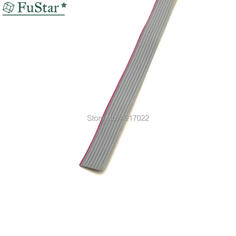 2m/lot 1.27mm Spacing Pitch 10P Grey Gray Flat Ribbon Cable Wire Connector AWG28 300V Insulation: 9mils 10 Way FC Crimping Head |