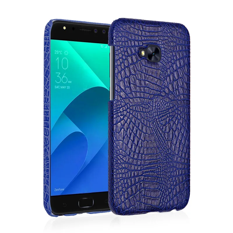 

Zenfone 4 Selfie Pro ZD552KL Case Crocodile Pattern Hard PC+PU Leather Back Cover Case for Asus Zenfone 4 Selfie Pro ZD552KL