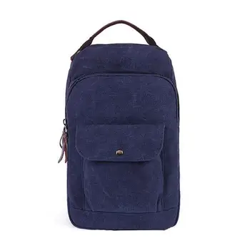 

070717 unisex canvas small backpack shoulder bag