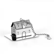 200 шт прекрасный в форме домика чайное ситечко из нержавеющей стали чай для заварки Аксессуары Свадебные сувениры свадебные вечерние подарки SN1249