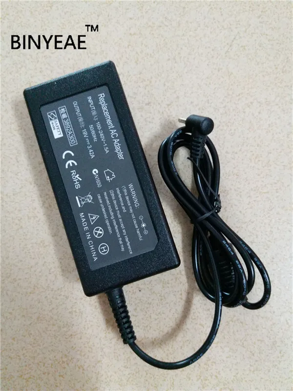 19V 3.42A 65W Universal AC Adapter Battery Charger for Acer Chromebook R11 C738T, CB5-132T-C32M, CB5-132T-C1LK