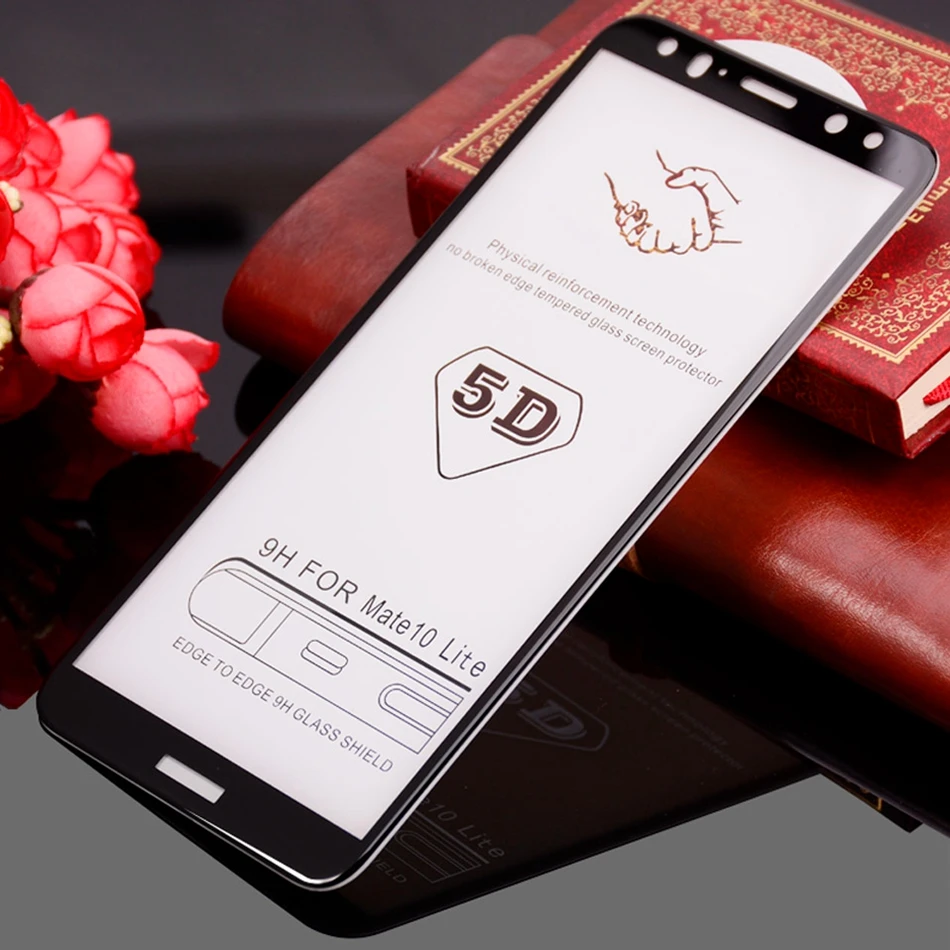 Tempered Glass for Huawei Mate 20 Lite Full Cover Screen Protector for Huawei P10 P20 Lite Mate 10 Lite Screen Protective Glass  (10)