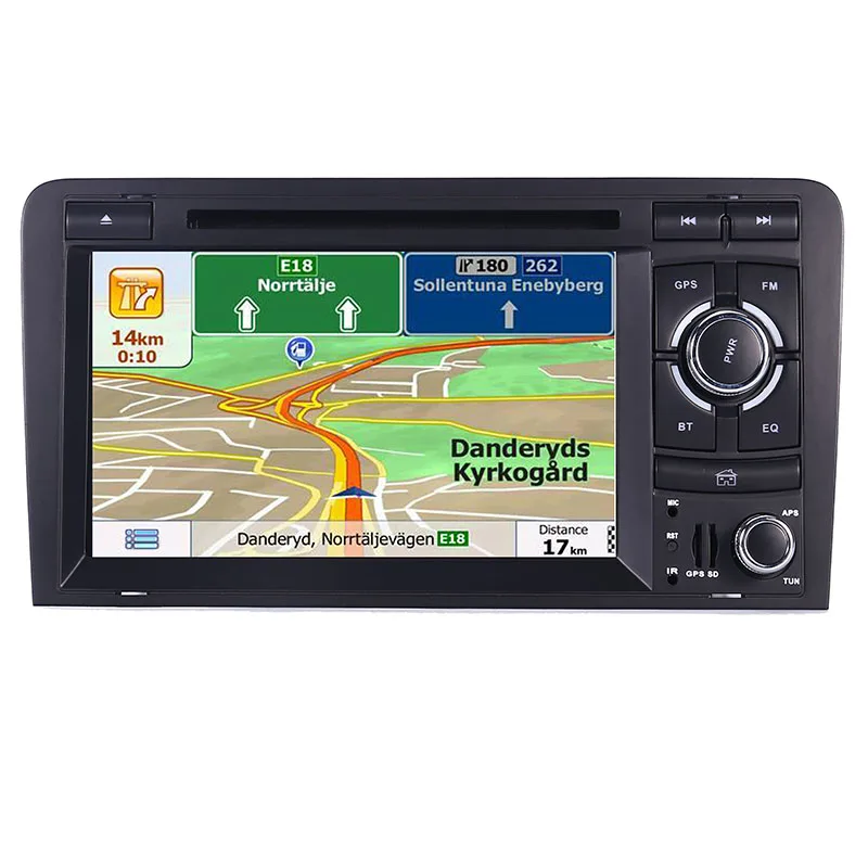 Excellent 2DIN Car DVD GPS For Audi A3 S3 2002-2011 Canbus Radio GPS Bluetooth 1080P 3G USB Host Ipod Map 1