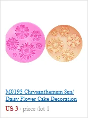 M1023 роза цветы силиконовая форма торт шоколадная форма свадебный торт украшения инструменты помадка сахарное ремесло форма для торта