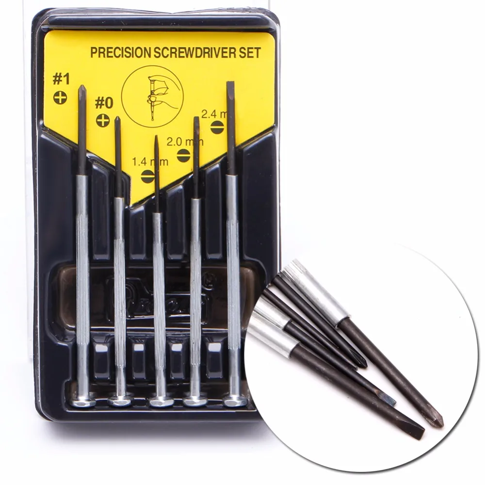 5Pcs/Set Precision Screwdriver Hand Tools Micro Jewelers Mini