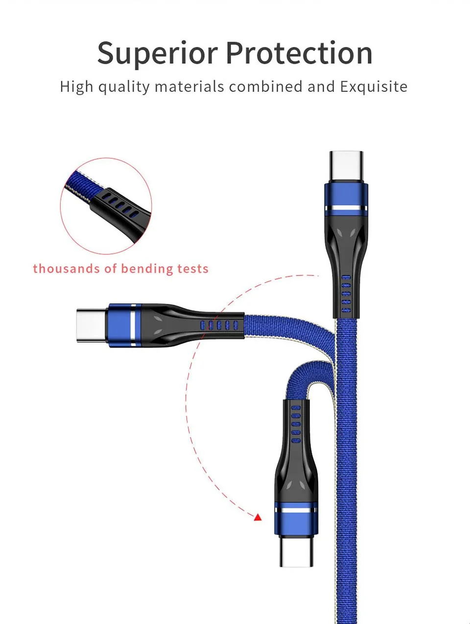 MUSTTRUE 3.0A USB C кабель быстрое зарядное устройство для samsung Blackberry xiaomi type c USB кабель Реверсивный плоский провод usb-c шнур для передачи данных 1 м