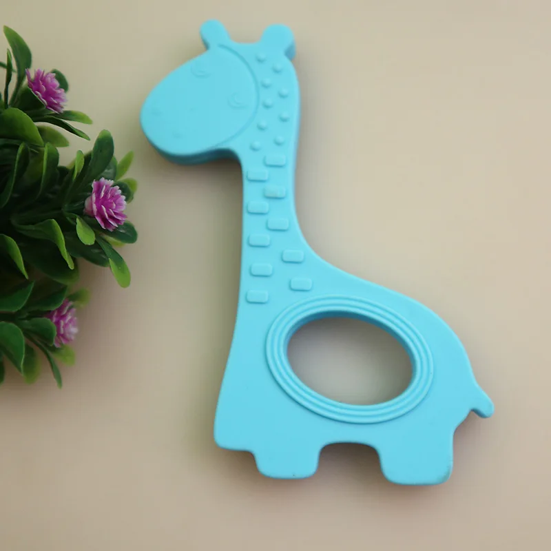 Sky Blue Giraffe teether