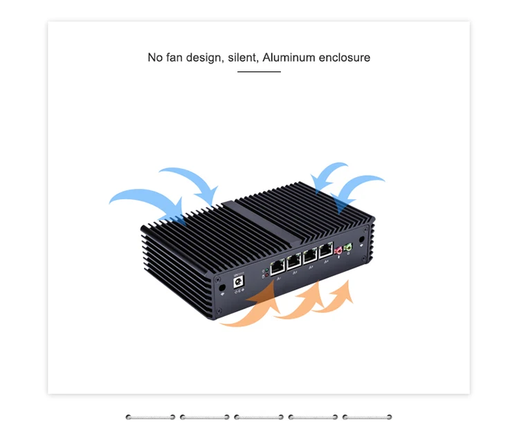 KANSUNG Мини ПК Core i7 4500U Haswell 4 гигабитная Lan безвентиляторный Настольный Barebone Nuc межсетевой экран OPNsense Windows Linux Ubuntu компьютер