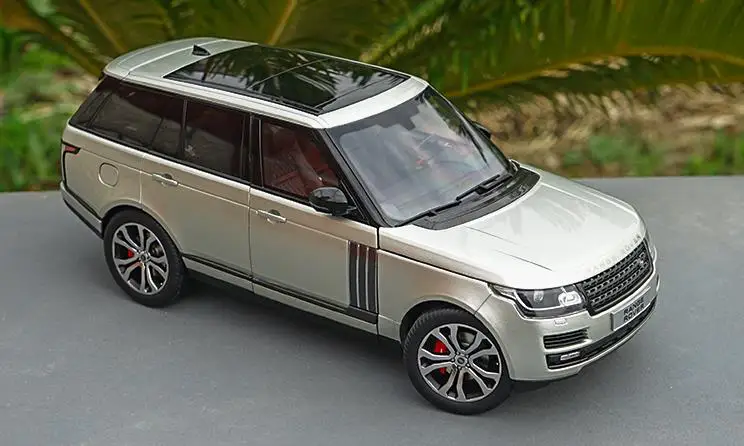 1:18 передовая игрушечная машинка из сплава, высокая имитация RANGE ROVER SUV, Коллекционная модель литой металлической модели игрушечного автомобиля
