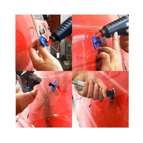 SWHGYWHZ 10Pcs Glue Pulling Tabs PDR Glue Tabs Auto Body Dent Repair Tool Pulling Tabs Car Dent Removal Body Repair Kit (2)