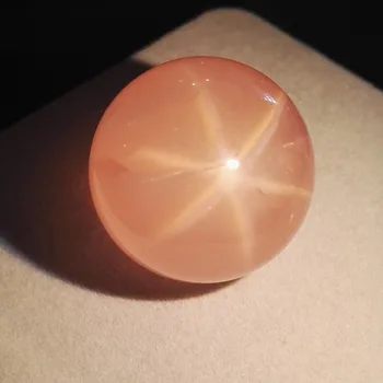 

Natural Rose Quartz Ball Sphere Star Light Charms Bead Crystal Mozambique Art Collection 40mm AAAAA