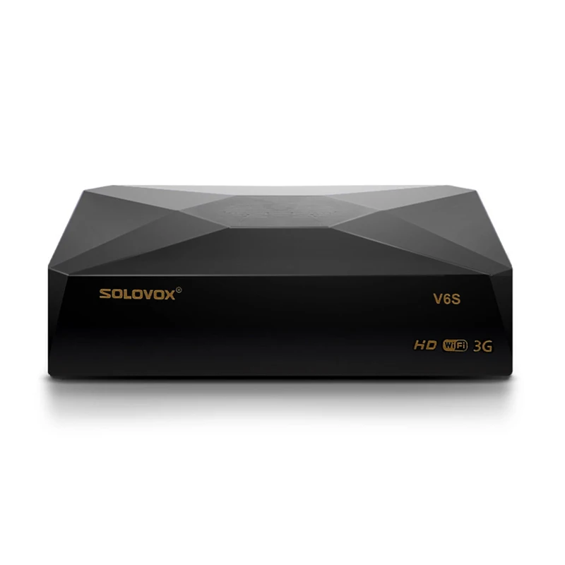 SOLOVOX V6S Receptor DVB S2 H.265 M3U IPTV BOX спутниковый ресивер Поддержка spainish 7 Clines CCCAM PowerVu DRE Biss key