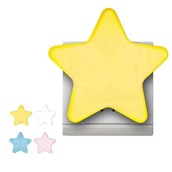 

4 Colors star Auto Sensor Smart Lighting Mini veilleuse LED Night Light Luminaire Nightlight Children Bedroom luminaria lovely