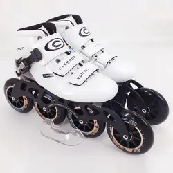 Cityrun-2 скорость роликовых коньков углерода волокно Professional конкурс коньки 4 колёса Racing ролики похожие Powerslide