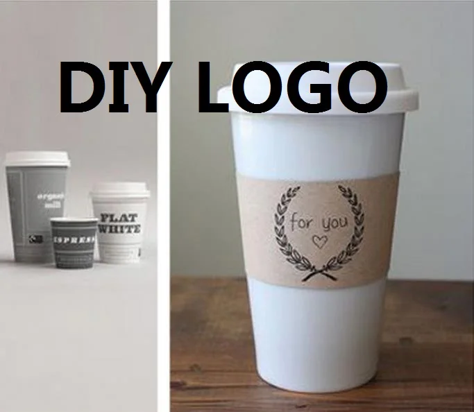 [4Y4A] 1000 шт DIY Бумага для логотипа чашки рекламные чашки бесплатный дизайн логотип