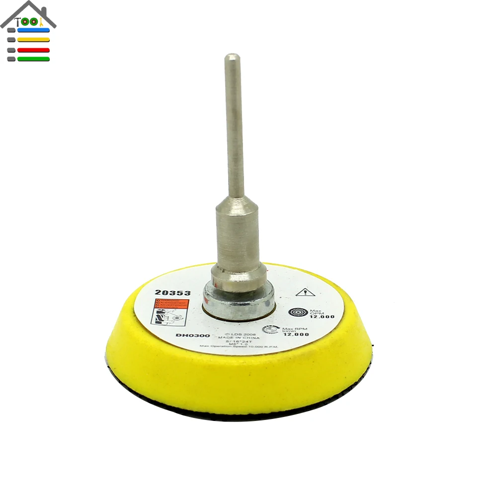 New 2 inch Sander Disc Sanding Polishing Pad Backer Plate 3mm Shank fit