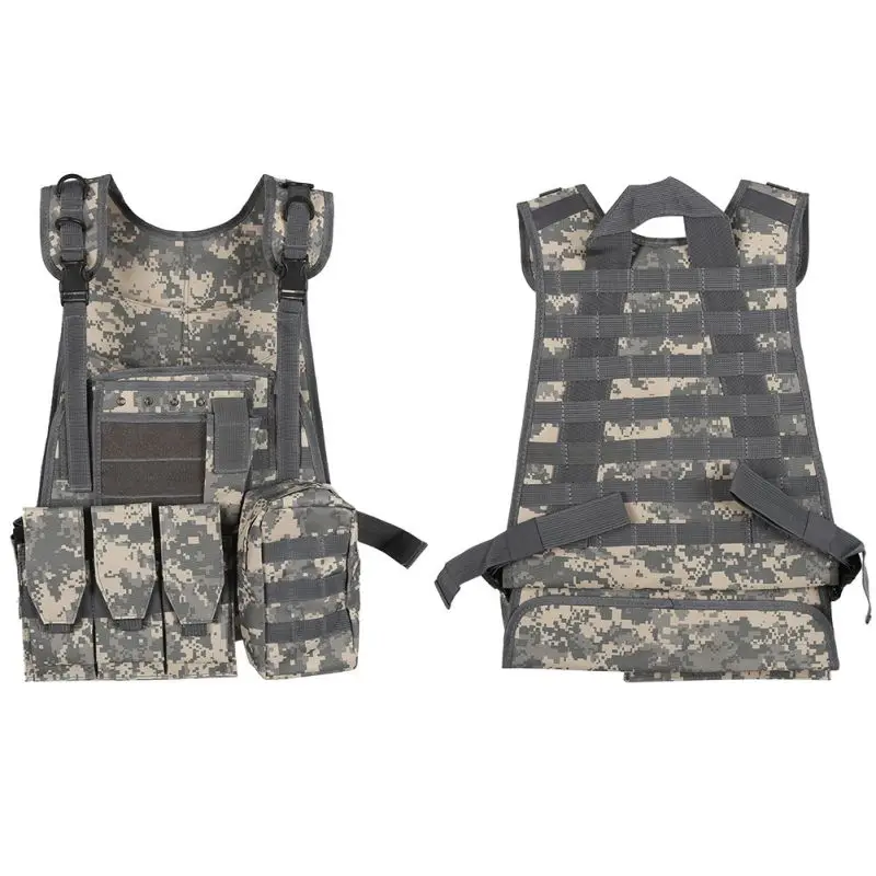 

7 Colors Outdoor Camouflage Hunting Military Tactical Vest CS Equipment Wargame Body Armor Hunting Vest