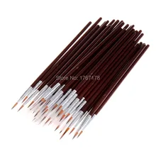 20 штук акриловые краски, кисти