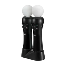 Мини Дистанционное зарядное устройство для зарядки док-станции для Очки виртуальной реальности VR для PS4 Двойная зарядка DC 5 V Вход