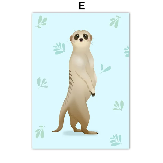 Cartoon-Penguin-Bear-Sea-Lion-Animal-Nordic-Posters-And-Prints-Wall-Art-Canvas-Painting-Nursery-Wall.jpg_640x640 (4)