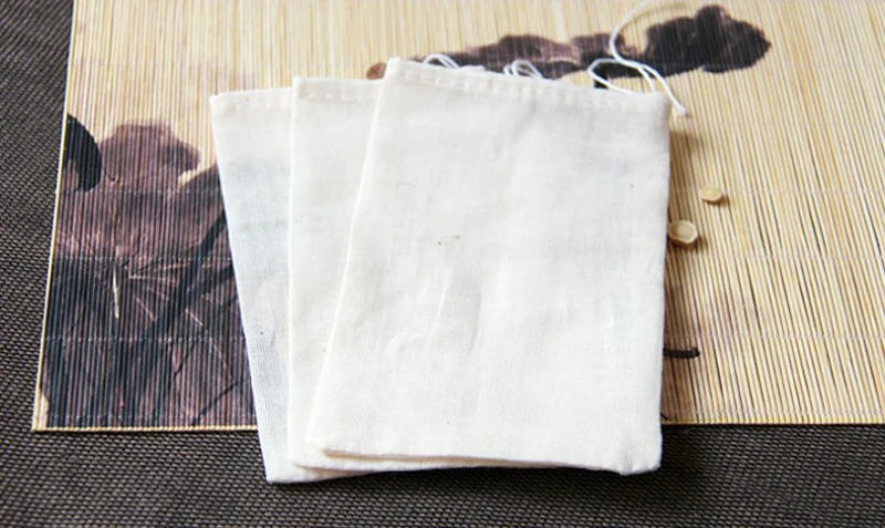 Pack Reusable Natural Cotton Muslin Drawstring Bags Tea Soap Herbs 10 50