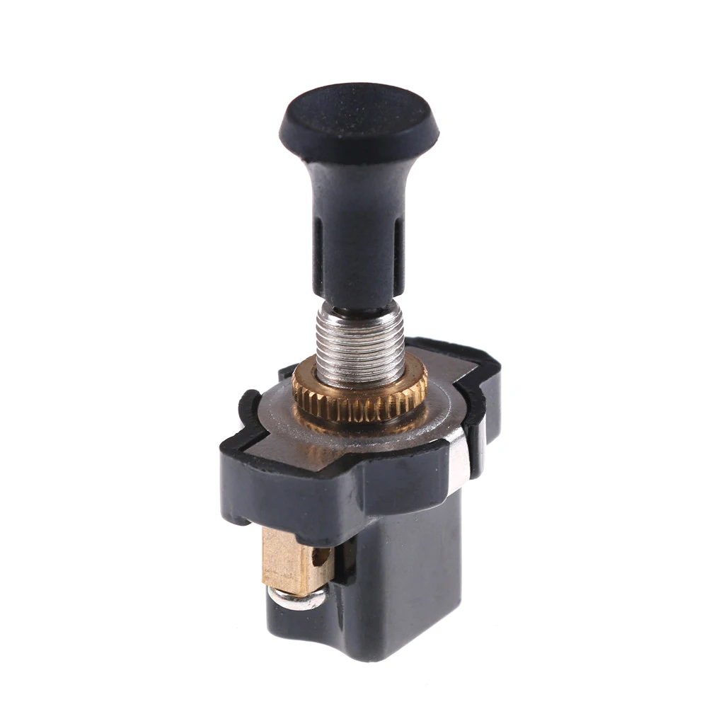 Durable High performance On-Off Long Push Pull Switch 12V Screw Terminals 5cm*2.2cm*3cm