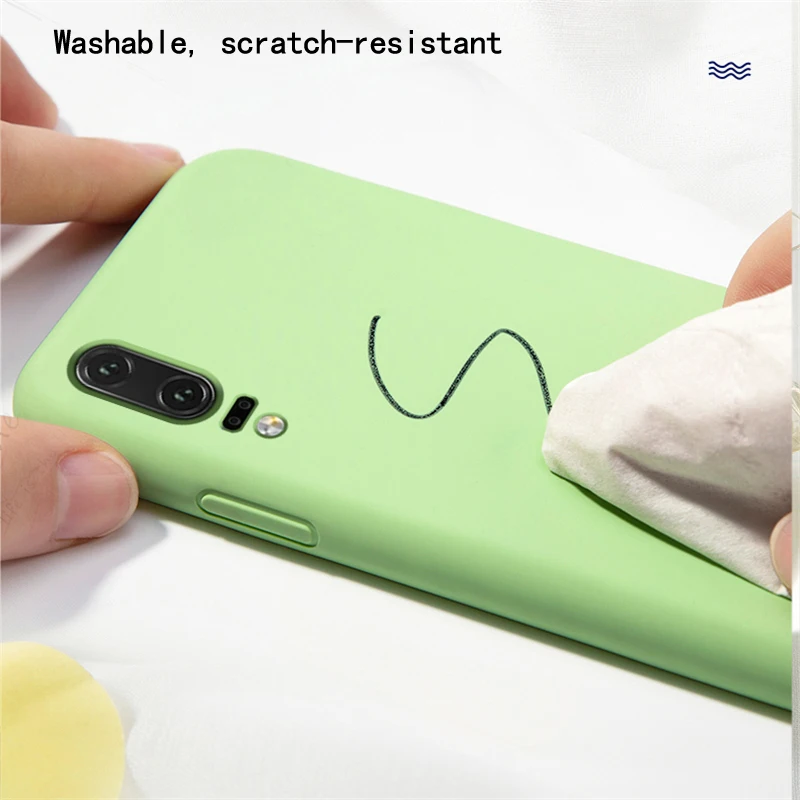 Оригинальные чехлы из жидкого силикона для Xiaomi Mi A2 6X 8 SE Lite 9 Mix 2 3 защитный мягкий
