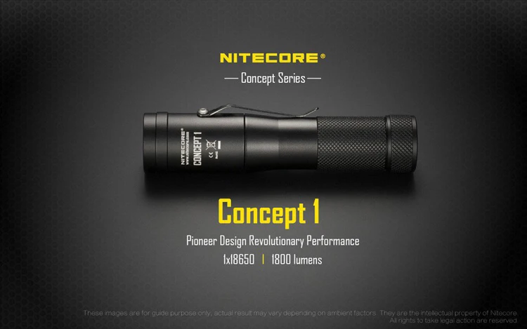 Светодиодный фонарь NITECORE, 1, CREE XHP35, HD E2, 1800 люмен, уличный фонарь, дальность луча, 220 м, Магнитная задняя крышка