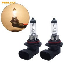 FEELDO 2 шт автомобиль 9005/9006 3 W/100 W 12 V белые Противотуманные фары галогенные лампы Автомобильные фары#2861