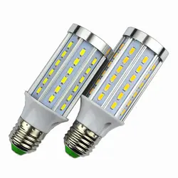 Алюминий светодиодные лампочки кукурузы, E27 12 Вт светодиодная лампа, SMD 5730 60leds Светодиодная лампа люстра AC85V-265V