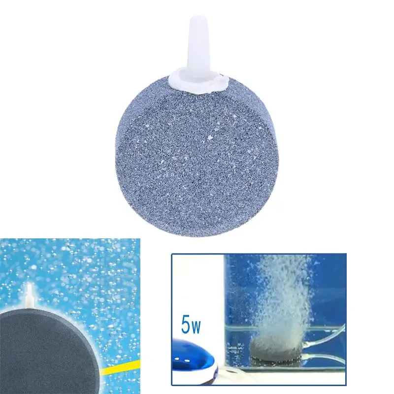 

40/60/80/100mm Bubble Stone Aerator Aquarium Fish Tank Pump Hydroponic Oxygen Plate Mini Air Pump for Aquarium Pet Supplies